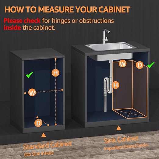 Pull Out Trash Can Under Cabinet with Soft-Close Slides,Heavy Duty 40 Qt Under Sink Trash Can for Kitchen,Garbage Can Not Included, Requires Minimum Cabinets Opening 12" W X 17" D