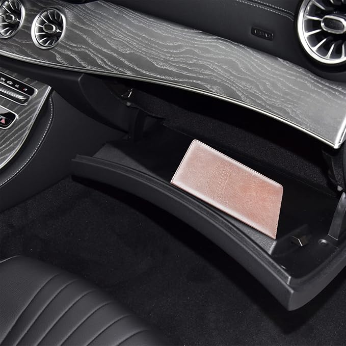 LumiMokki Premium Car Registration & Insurance Card Holder, Rose Gold | Vehicle Glove Box Organizer, Magnetic Closure Car Document Holder, For Insurance, Cards, License, Women & Men
