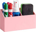 Magnetic Dry Erase Marker Holder for Whiteboard, Acrylic Magnet Pen Holder for Refrigerator Fridge, Marker Holder for Classroom Teacher, Pencil Cup,Office Accessories, Locker Organizer(Pink)