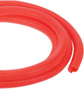 DMiotech 10ft Wire Loom Split Tubing 3/4 Inch(19 Mm) ID, Cord Protectors from Pet Flexible Conduit Cable Management for Office, Home, Garden, Red