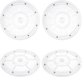 WOPPLXY 4 Pcs 8 Inch Lazy Susan Turntable Acrylic Ball Bearing Rotating Tray, Clear Turntable Organizer, Rotating Base Clear Acrylic Plates for Pantry, Cabinet, Spices, Makeup, (360˚ Rotation)