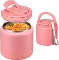 Itslife Soup Thermo for Hot Food Kids 25.5oz Lunch Containers with Buckle Lid Wide Mouth Hot Food Jar Vacuum Insulated Stainless Steel Bento Box Leakproof with Spoon