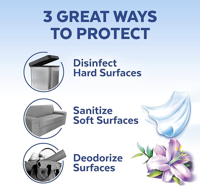 Lysol 2x19oz Crisp Linen + 2x19oz Early Morning Breeze Disinfectant Spray Bundle