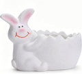 Ceramic Rabbit Shaped Pen Pencil Holder for Desk Decoration Accessories Rabbit Decor Makeup Brush Pen Cups Office School Ideal Gifts for Women, Mom or Birthdays