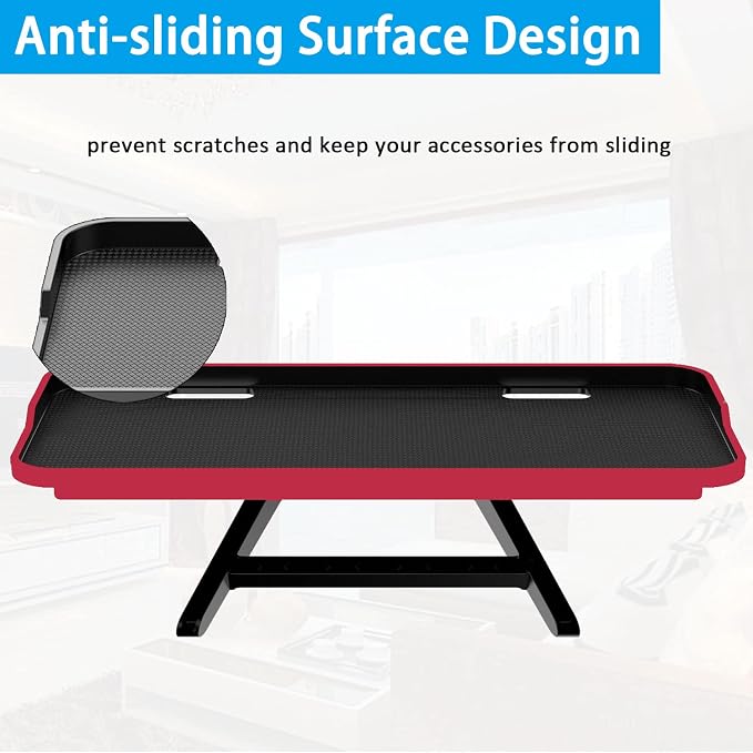 TV Top Screen Shelf Speakers Mount Adjustable Computer Monitor Shelf Storage Bracket Mount Hold Cable Media Box, Game Console, WiFi Router, Plants, Remote Controls, Cellphone Stand, DVD Shelf