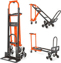 Heavy Duty 3 in 1 Convertible Hand Truck, 1000Lbs Aluminum Folding Stair Climbing Dolly with Solid Wheels for Logistics/Moving/Shopping/Office