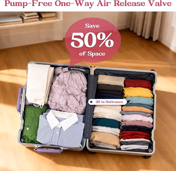 Travel Laundry Bag, Waterproof Compression Bags for Dirty Clothes | Moisture-resistant Vacuum Storage Bag, Space-Saving Laundry Storage Organizer for Cruise, Swimming, Gym