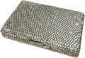 1Pc Card Wallet Card Case Bling Bling Business Card Holder,Silver | Fashion,Crystal and Aluminum,Unisex-Adults,Compact Purse,Rhinestone