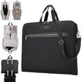 BESMART Garment Bags for Travel, 51" Large Suit Bag for Business Trips | Waterproof,Hangs 3 Suits,Foldable,Wrinkle Free Spacious Luggage Suit Cover,Adjustable Strap,Carry On Flight Approved,Black