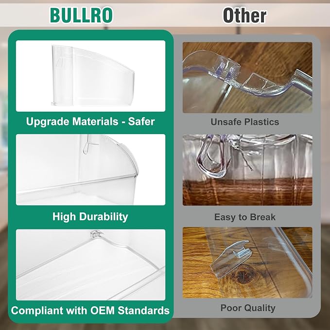 UPGRADED 242079701 Door Bin – Compatible with 242011501 & FGHB2868 | Upgraded replacement for 242011501/503/504, AP5270343 & EAP3497801. Compatible with Frigidaire FGHB2868TF & FFHB2750TS