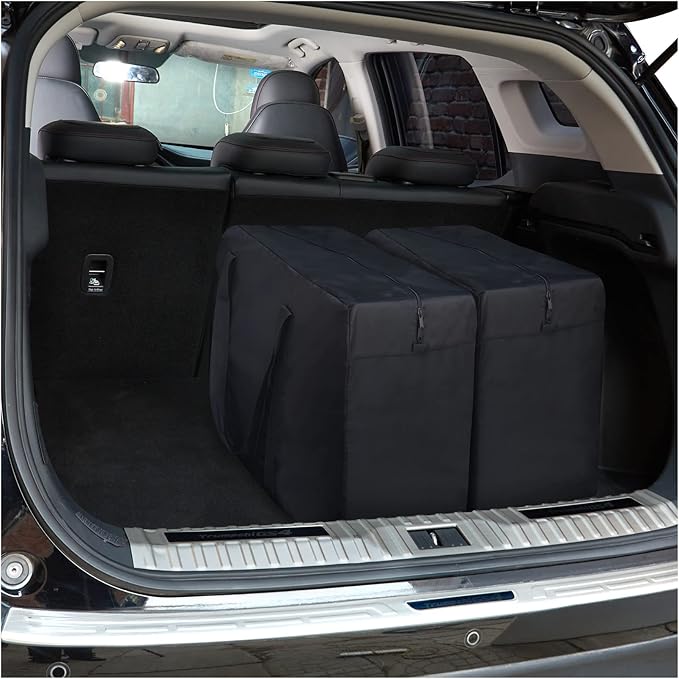 SANSAM Extra Large Heavy Duty Moving Bag,Waterproof Duffle Bag with Zippers,Oxford Cloth Storage Tote Bags for Travelling,College Dorm, Space Saving