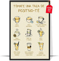 LOLUIS Mental Health Poster, La Salud Mental Spanish Learning Tools Educational Supplies Art Print (Positivo-té, Custom Frame Type)