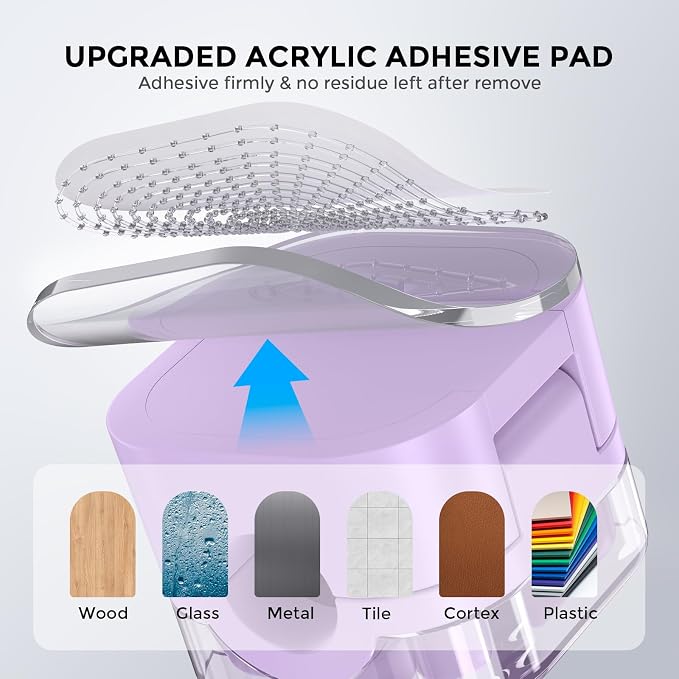 AhaStyle Magnetic Cable Organizer [1s Lock] 6 Pack Cord Holders Cable Clips | Strong Adhesive Hide Cable Cord Keeper Adhesive Wire Organizer Keeper for Nightstand Kitchen Car Office