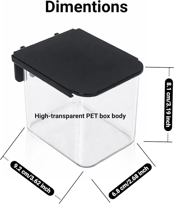 High-transparent drawer plastic boxes for pegboard, perfect for organizing keyboard switches, keycaps, screws