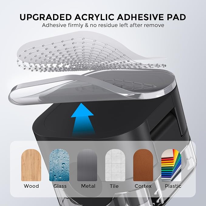 AhaStyle Magnetic Cable Organizer [1s Lock] 6 Pack Cord Holders Cable Clips | Strong Adhesive Hide Cable Cord Keeper Adhesive Wire Organizer Keeper for Nightstand Kitchen Car Office