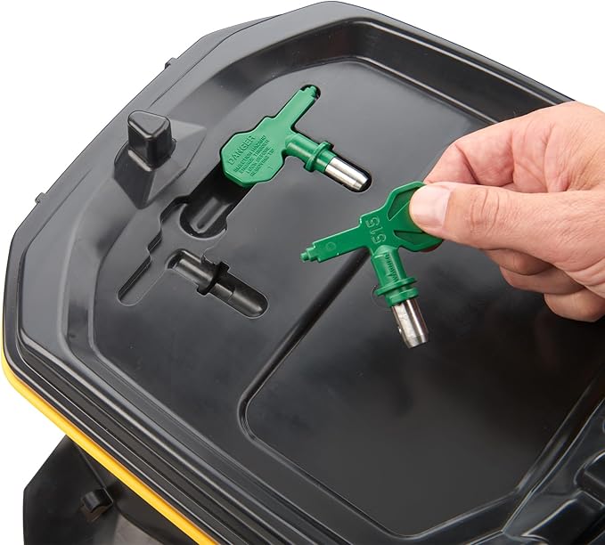 Wagner Spraytech 2435698 Control Pro 130 Paint Sprayer with T2 Gun, High Efficiency Airless Sprayer with Low Overspray, Yellow