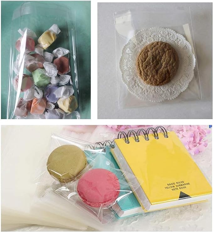 The Elixir Packaging 100 Count 11 x 14 Clear Poly Bag with Suffocation Warning Reclesable Transparent Plastic Tote Backpack Mailer Bag, Food Grade Material, 1.5 Mil Thickness