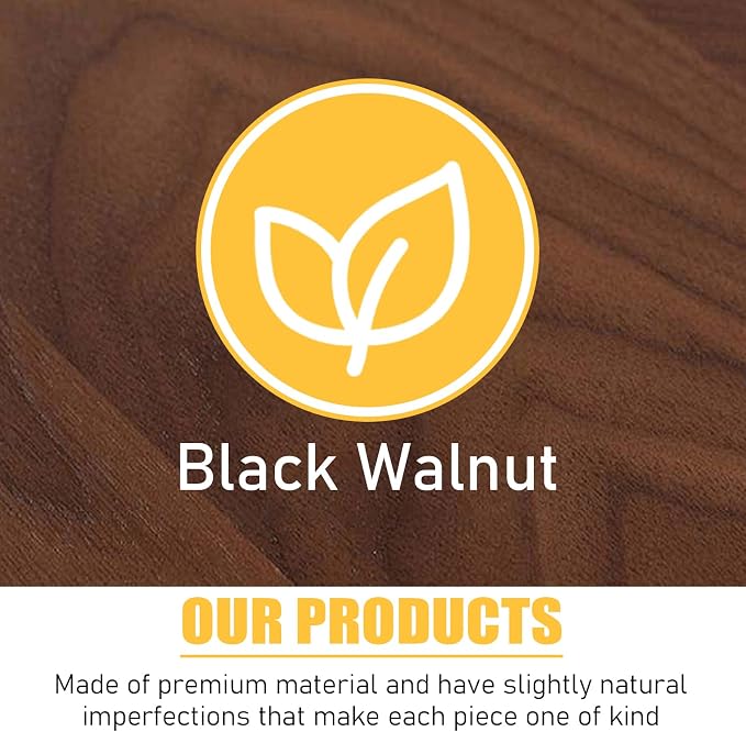 Buqoo Walnut Wood and Gold Metal Sticky Note Holder | Walnut Wood and Gold Metal Wire Self Stick Note Pad Holder Dispenser for School Home Office Desk Accessories Supplies