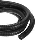 DMiotech 25ft Wire Loom Split Tubing 2 Inch(50.8 Mm) ID, Cord Protectors from Pet Flexible Conduit Cable Management for Office, Home, Garden, Black