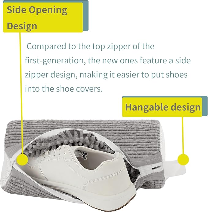 Shoe Washing Machine Bag Laundry Shoe Bag for Washer and Dryer Reusable 2pc Shoe Cleaning Bags for Sneakers 360 Deep Cleaning for All Shoes Types with Invisible Zipper