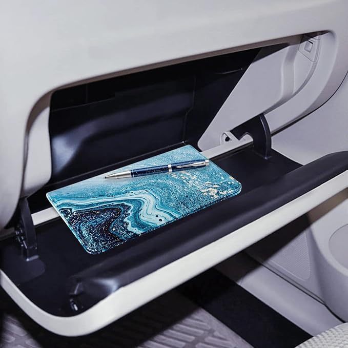 CoBak Car Registration and Insurance Holder | Vehicle Glove Box Organizer, Auto Truck Compartment Document Case with Magnetic Closure for Insurance & Driver License