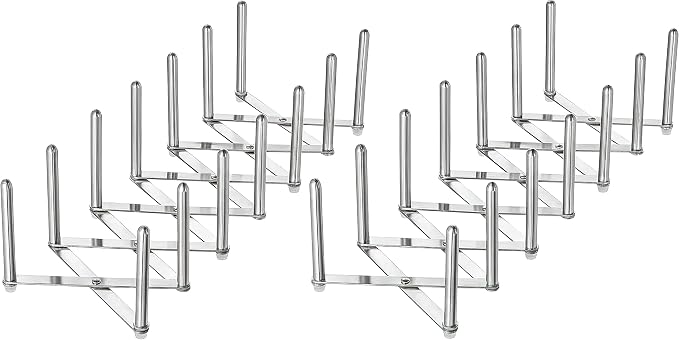 IKEA 701.548.00 Pack of 2 Variera Pot Lid Organizers, Stainless Steel, Adjustable Lenght