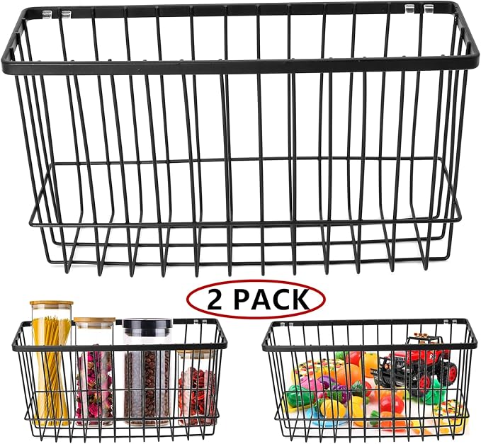 Over the Cabinet Door Organizer 2 Pack, Self Adhesive cabinet door organizer Pantry Door Organizer, Inside Cabinet Storage, Cutting Board Organizer Wall Mounted, Home Organization