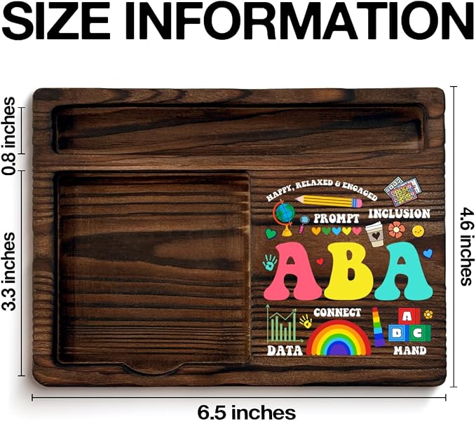 ABA Therapist Behavior Therapist Gifts, Appreciation Gifts for ABA Autism Therapy Behavior Analyst Sticky Note Holder Office Home Decor