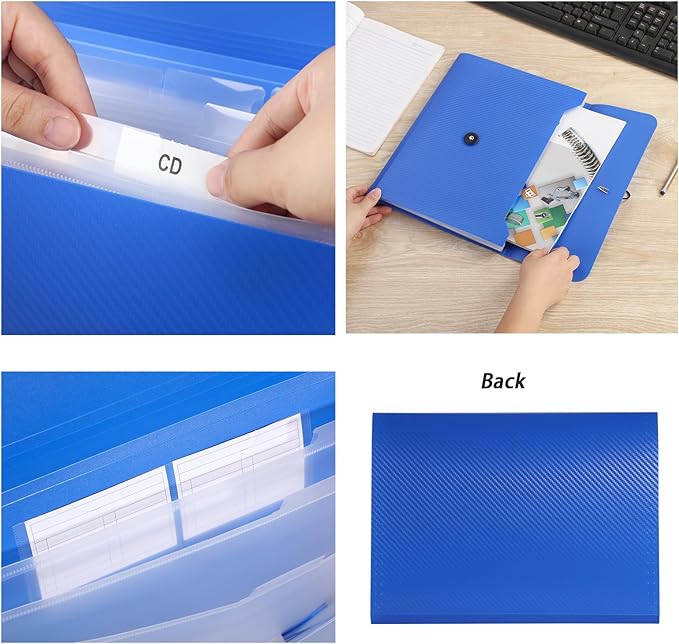 Accordion File Organizer,Expanding File Folder Important Document Organizer