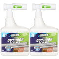 Moldex® Instant Outdoor Cleaner with Bleach, 64 oz Hose End Sprayer, 2 Pack, Fast Acting Outdoor Surface Cleaner for Siding, Decks, Fences and Exterior Surfaces