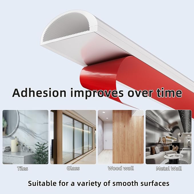 78" Cord Hider for Wall Mounted TV,Adhesive Cable Hider for Wall,Cord Covers Raceway Kit for Wires Hider,Flexible Silicone Cable Concealer for Home Office,W 1.08"× H 0.6"