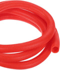 DMiotech 10ft Wire Loom Split Tubing 1 Inch(25.5 Mm) ID, Cord Protectors from Pet Flexible Conduit Cable Management for Office, Home, Garden, Red