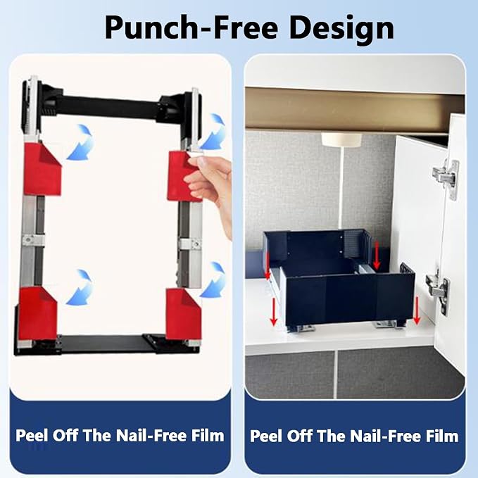 Closet Pull-Out Baskets,Removable Storage Basket,Clothing Pull Out Basket,for Pantry/Laundry/Bathroom/Mudroom(Color2)