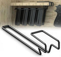 Under Gun Safe Shelf Magazine Holder, Universal Pistol Magazine Holder Fits Double-Stack or Magazines with Base Over 1.3”, 4LBS Load Capacity Pistol Magazine Rack, Gun Magazine Storage for Shelf