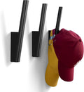 Ozueccr Hat Rack for Baseball Caps – Wall Mounted Vertical Hat Holder, Multi-Purpose Wall Hook, Closet Cap Organizer, Sturdy Compact, Easy to Install