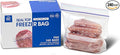 24/7 Bags- Sandwich Freezer Bags, 240 Count with Expandable Bottom and New Calendar Feature