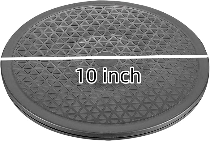 Heavy Duty Rotating Swivel Stand with Steel Ball Bearings - Lazy Susan Spray Paint Turntable for Flat Panel Monitors, Potted Plants,TV's, Sculpture, Speakers (10 inch-2pack)