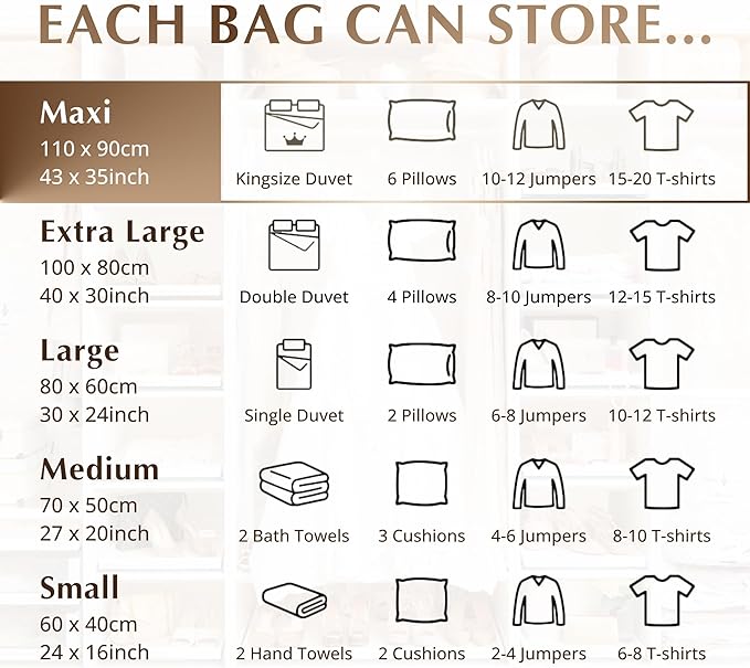 Genie Space - Premium Bags - Maxi - 4 Pack