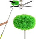 Eyliden 68" Adjustable Ceiling Fan Duster - 360° Dual-Sided Microfiber | 0.75 lbs Ultra-Lightweight, Ladderless High Ceiling Cleaning, Reusable Multi-Surface Dust Tool for Fans Walls Blinds