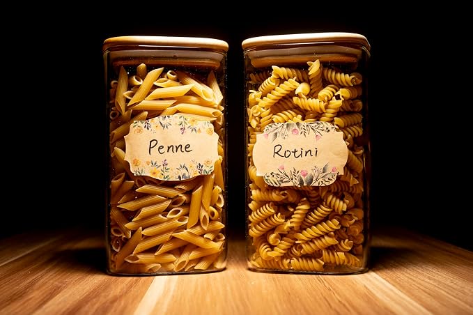 (250pc/Roll) 2" Label Stickers for Jars and Lids | Pantry, Mason Jar, Canning, Spice, Bottle Labels (Garden 2x3)