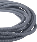 DMiotech 10ft Wire Loom Split Tubing 3/4 Inch(19.1mm) ID, Cord Protectors from Pet Flexible Conduit Cable Management for Office Home Garden, Gray