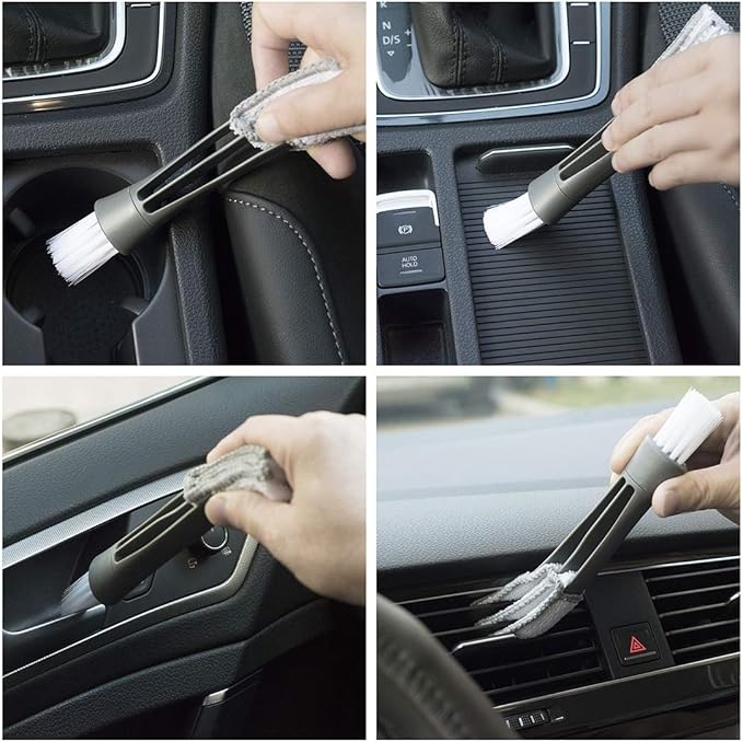 (3 Pack) Microfiber Car Duster Exterior Scratch Free, Extendable Handle Interior Multipurpose dust Cleaning Duster for car