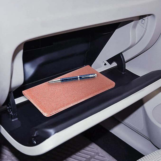 CoBak Car Registration and Insurance Holder | Vehicle Glove Box Organizer, Auto Truck Compartment Document Case with Magnetic Closure for Insurance & Driver License