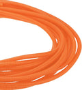 DMiotech 50ft Wire Loom Split Tubing 3/8 Inch(9.5mm) ID, Cord Protectors from Pet Flexible Conduit Cable Management for Office Home Garden, Orange