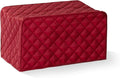 Covermates Keepsakes Rectangular Appliance Cover – Quilted Kitchen Appliance Cover for Countertop Storage – Dust Protection – Stain Resistant – Washable – Slip-On Appliance Design, Red