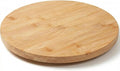 Lazy Susan Organizer for Cabinet, Pantry or Tabletop：11.8" Bamboo 360°Turntable Lazy Susan Organizer for Kitchen, Counter or Spice Rack Storage