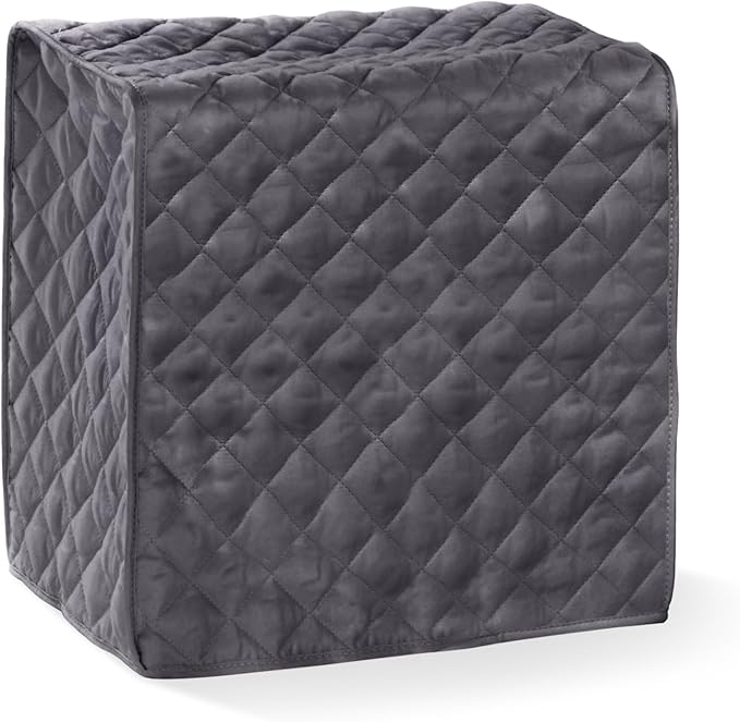 Covermates Keepsakes Rectangular Appliance Cover – Quilted Kitchen Appliance Cover for Countertop Storage – Dust Protection – Stain Resistant – Washable – Slip-On Appliance Design, Slate