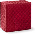 Covermates Keepsakes Rectangular Appliance Cover – Quilted Kitchen Appliance Cover for Countertop Storage – Dust Protection – Stain Resistant – Washable – Slip-On Appliance Design, Red