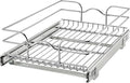 Rev-A-Shelf Kitchen Cabinet Wire Pullout Shelf and Drawer Organizer Pantry Storage with Basket and Mounting Hardware, 15 x 22 In, 5WB1-1522CR-1