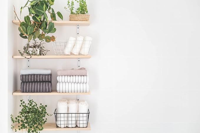 B&B HARDWARE Cabinet Shelves - Melamine 3/4'' Thick - Custom Organize Space with Stylish Cabinet Melamine Shelves Cut to Size - Perfect Solution for Home & Office - (11" Depth x 27 inches Length)